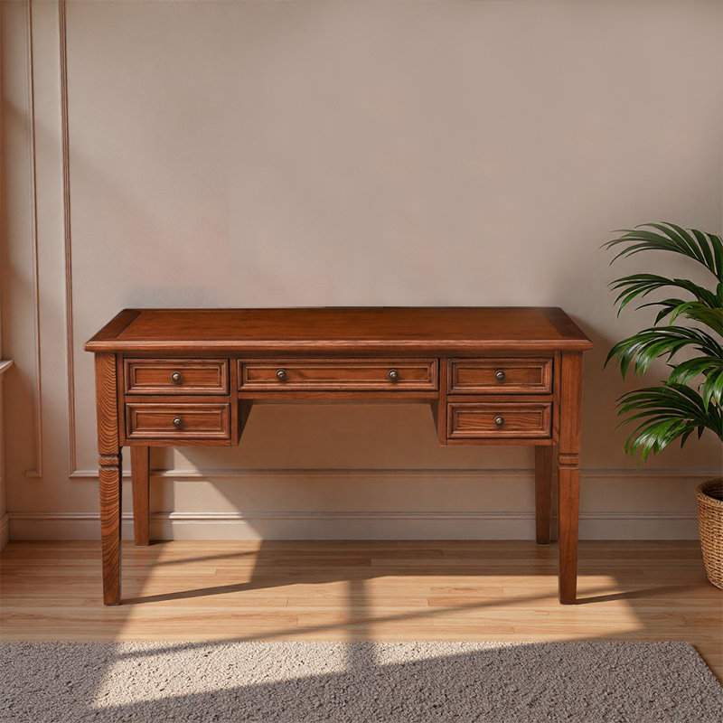 Bureau haut de gamme haut de gamme American Light, H 31,5 po x l 47,24 po x P 21,65 po, Noyer