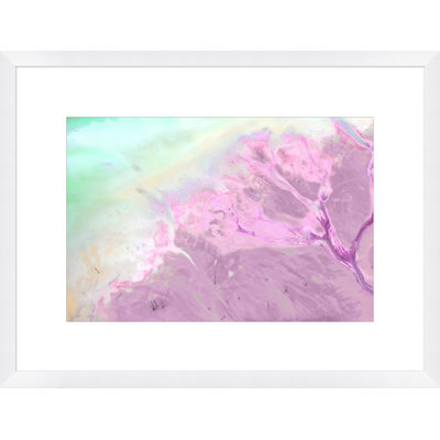 Aerial Pastel Land 1 Print by Mat Sanders