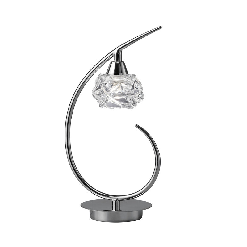 Waithman Metal Novelty Lamp, Polished Chrome