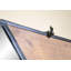 Nuangola Metal Flat Wall Mirror with Shelves