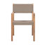 Ensemble de 2 chaises de salle à manger d'extérieur