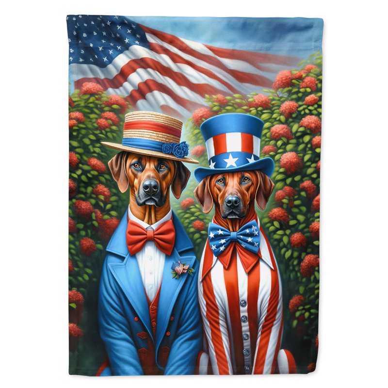 Drapeau «All American House», Chien de Rhodésie à crête dorsale