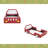 Twin Size Race Car-Shaped Platform Bed With Wheels-317799818