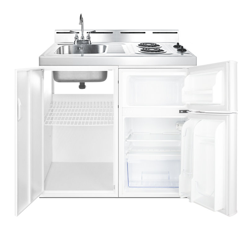 All-In-One Combo Kitchens 2.92 cu. ft. Freestanding Mini Fridge with Freezer