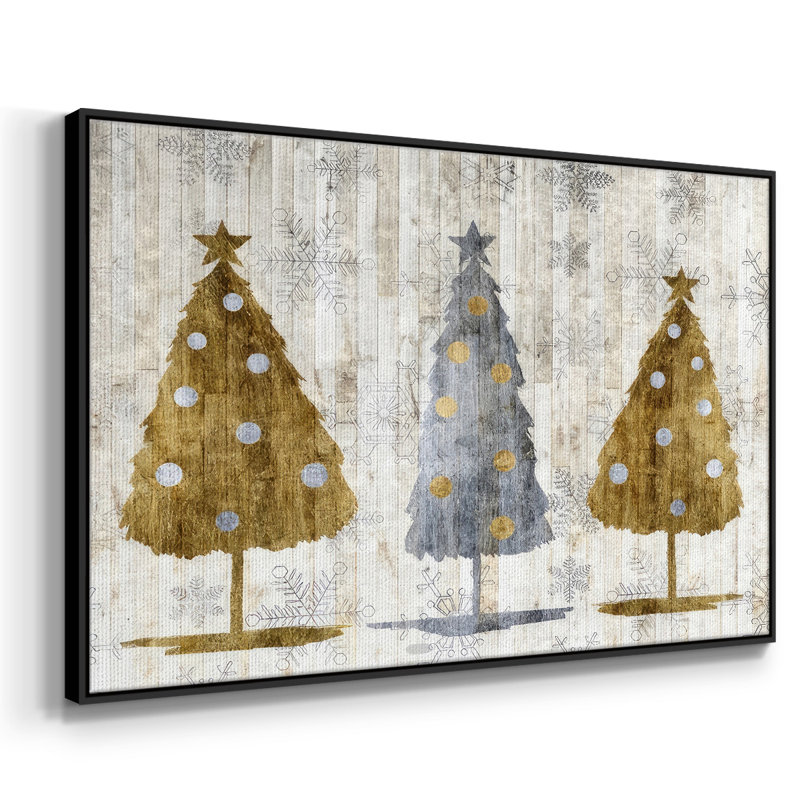 Soph Sophical Christmas Collection A, reproduction d'art sur toile, Cadre noir, H 17 po x l 25 po x P 1,5 po