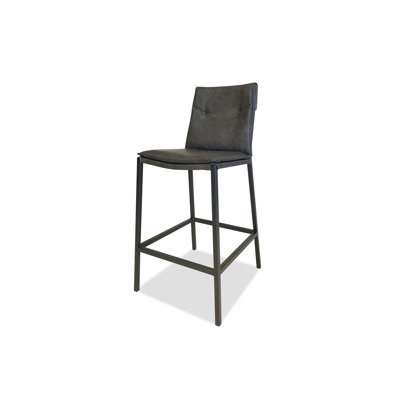 Ariel Upholstered Counter Stool with Metal Frame