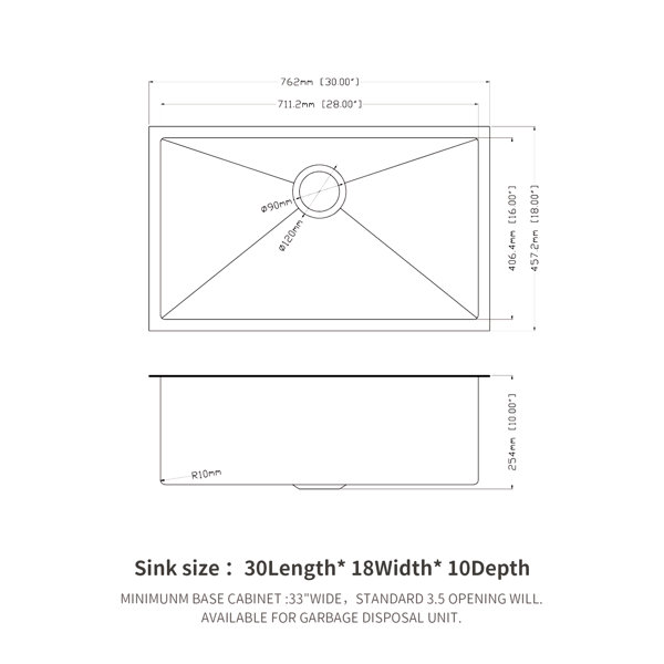 Dimensions du produit