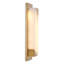 Wall Lamp Scilla Antique Brass Finish Alabaster