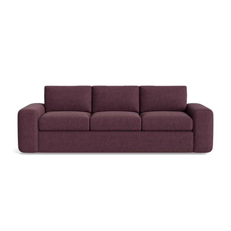 The OG Sofa (95"), Performance Weave - Aubergine