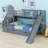 Janal Kids Twin-Over-Twin Bunk Bed with Drawers