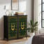 Commode pour commode de chambre à coucher pour commode fer à cheval en forme d'étoile ornementale or vert style occidental Commodes et commodes en tissu