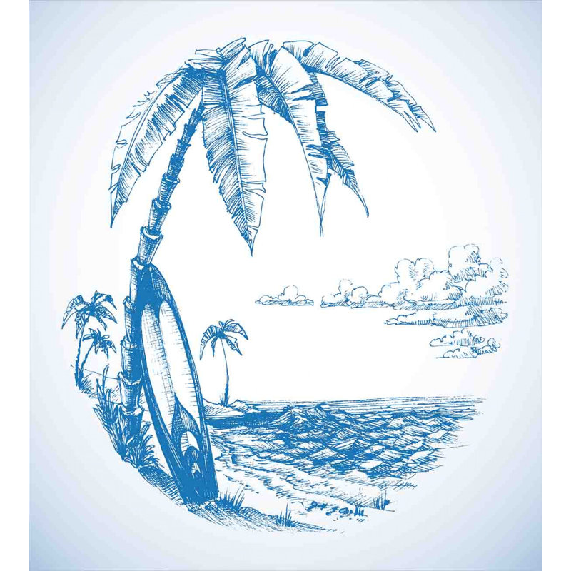 Coastal Polyester Duvet Cover