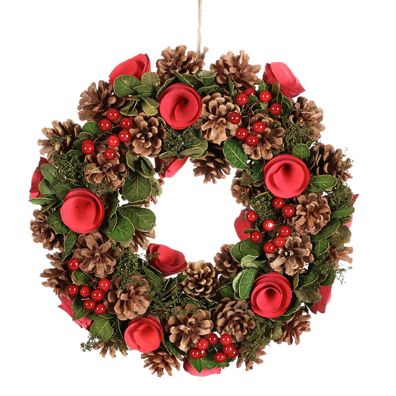 Handcrafted Preserved 36cm Wreath