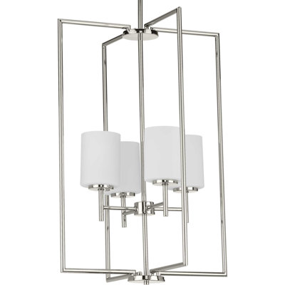 Lustre rectangulaire à 4 lumières Steelville