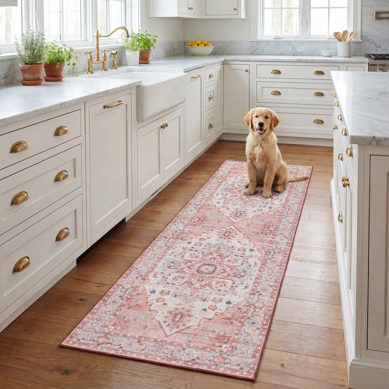 Kerel Tucson Performance Machine Washable Southwestern Rug, Runner 2'6" x 8'