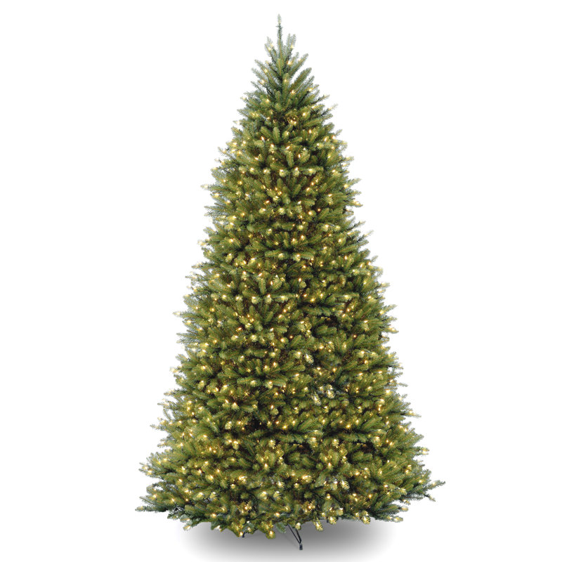National Tree Company Dunhill Fir Tree with Dual Color LED Lights and PowerConnect, 12'
