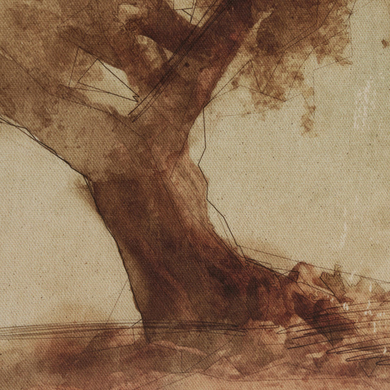 Undone Cypress Painting by Coup D'Esprit, 24'' H x 18'' W x 1.5" D