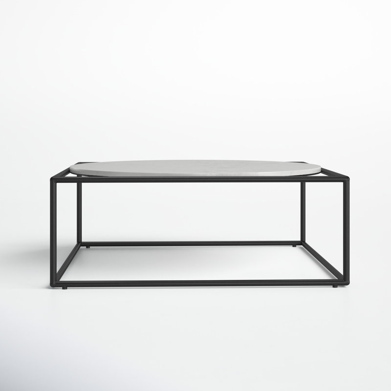 Aldren Genuine Marble Single Coffee Table
