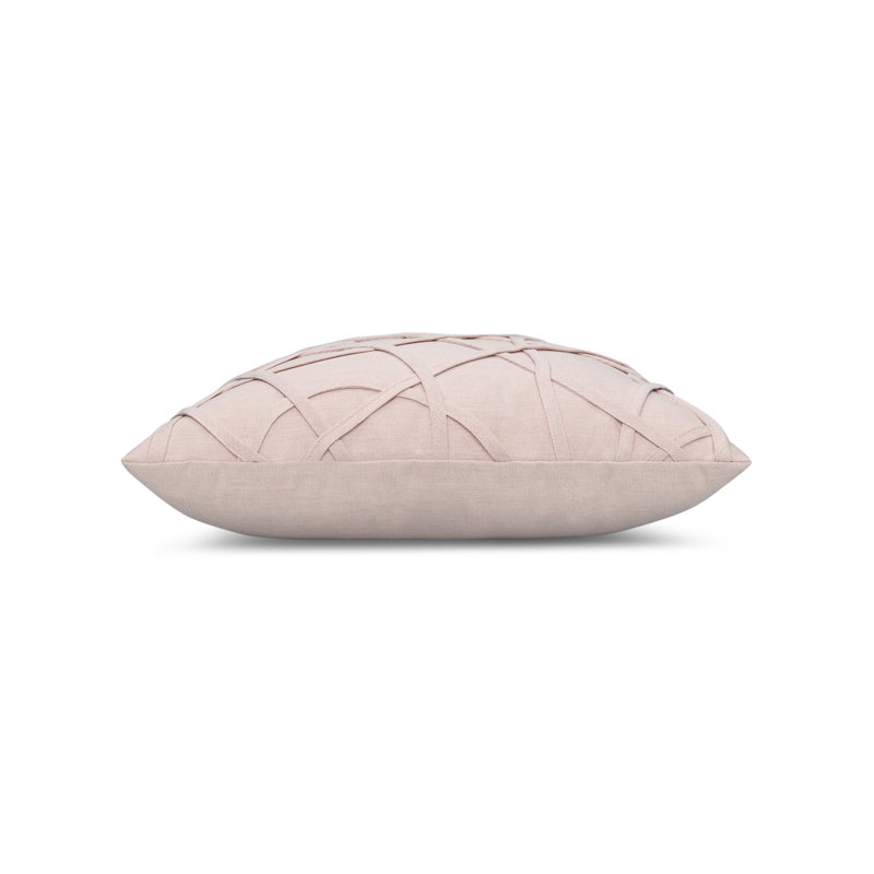 Illusion Indigo Square Performance Pillow Cover & Insert, Pink