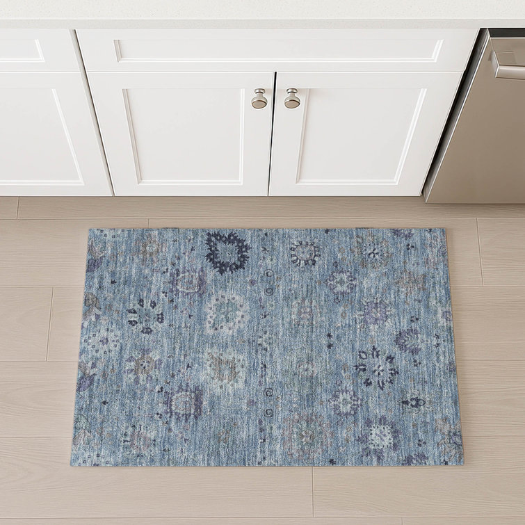 Machine Washable Indoor/Outdoor Mattis ACN2289 Damask Rug