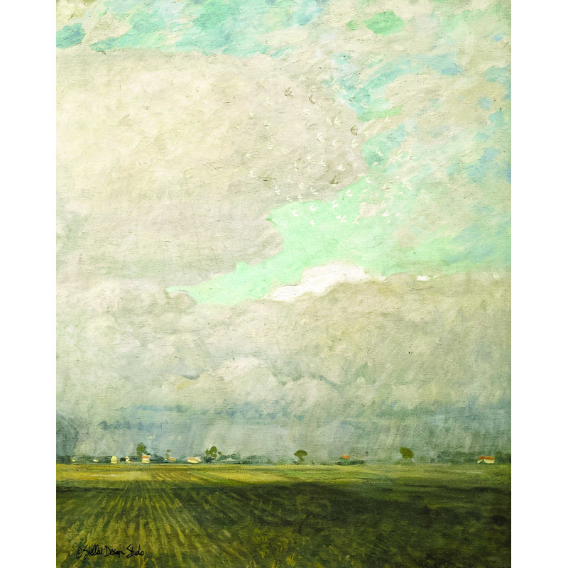 «Pasture Land», reproduction sur toile tendue, H 24 po x l 18 po