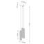 Bonina 3 - Light Brushed Nickel Pendant-1315161407