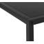 Table d'appoint, console, vestibule, étroit, d'angle, stratifié noir, métal noir, contemporain, moderne-130811348