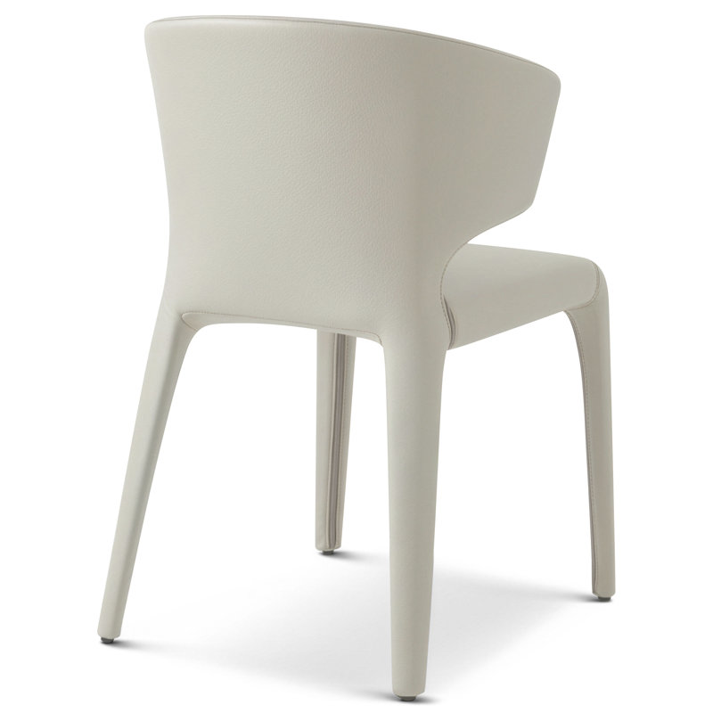 Milan Upholstered Dining Chair, White