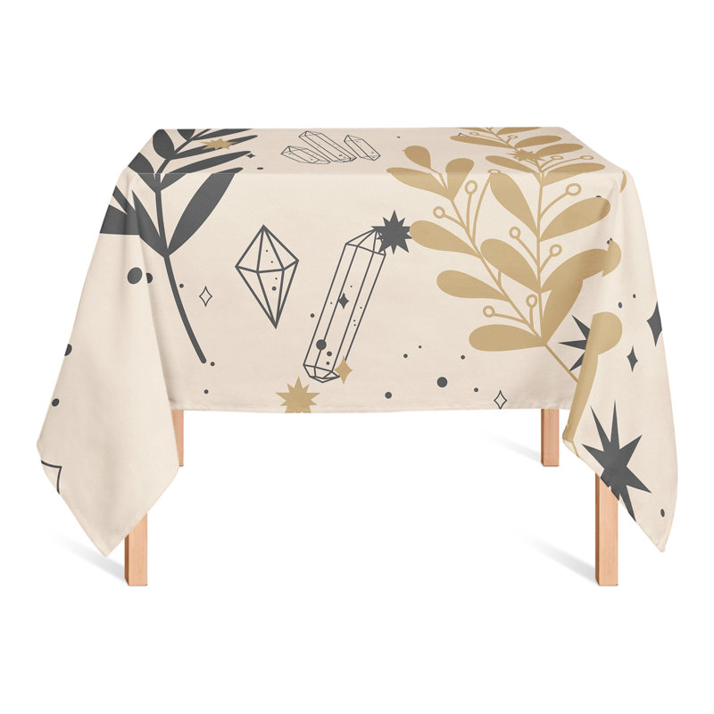 Leaf Crystals 6 Tablecloth