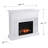 Kamiah 45.75'' W White Electric Fireplace