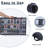 Black Aluminum Portable Trade Show Display Storage Box, 26.78" L x 17.72" W x 1.97" H, Tabletop Collectible Showcase with Clear Lid for Graded Sports Trading Cards