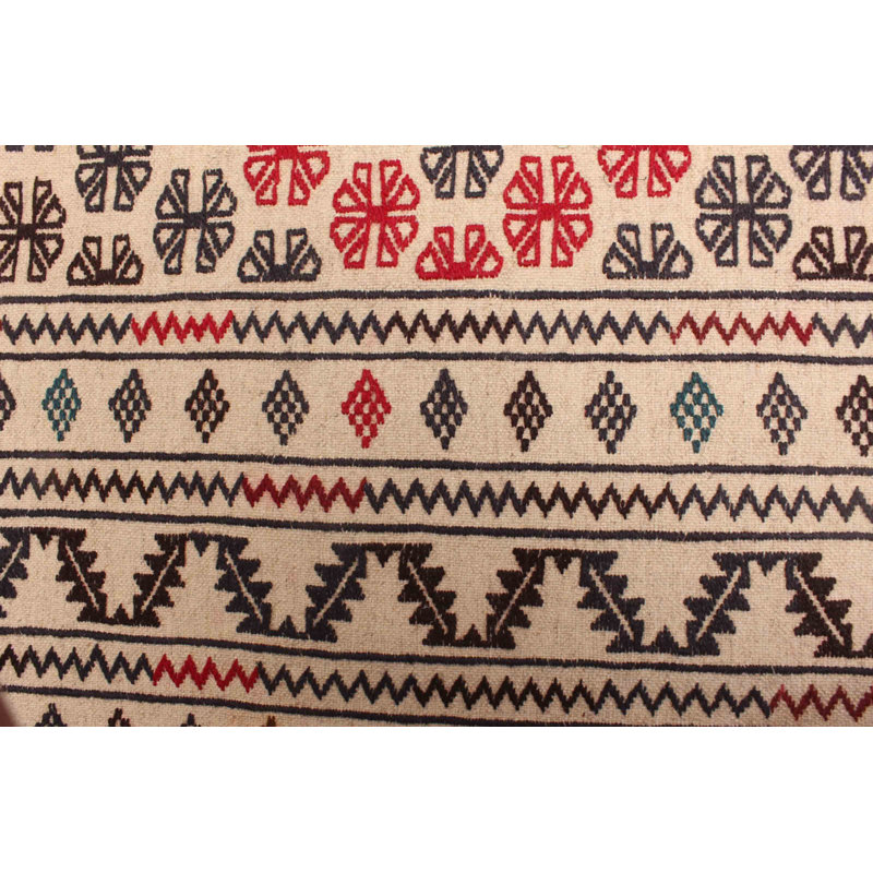 Tapisserie crème Zaid Kilim 4 pi 2 po x 6 pi 0 po