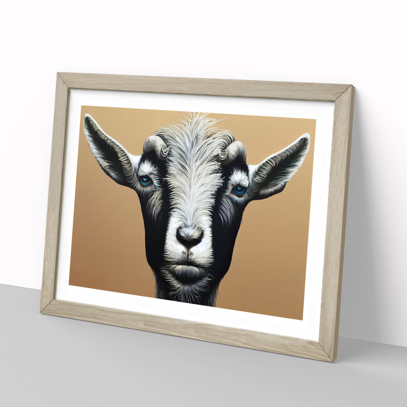 Goat Modern - Single Picture Frame Print