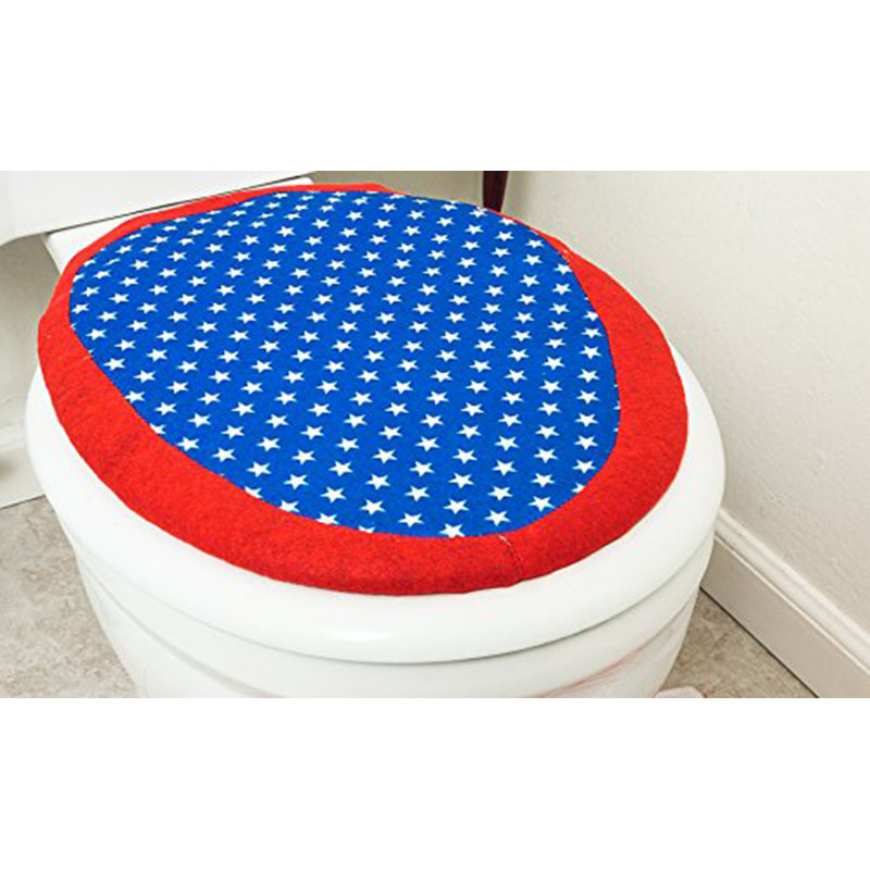 Ensemble de tapis de bain en jersey à rayures America