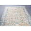 Grand tapis turc Oushak au design rétro pour salle à manger en laine beige luxueuse