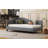 L-Shaped Linen Daybed, With Solid Wood Legs-26076399-26076398
