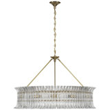 AERIN Rhine 36" Ring Chandelier with Crystal