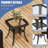 6 Piece Patio Set Rattan Outdoor Furniture Set with Cushions