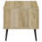 Square Side End Table with Storage Shelf