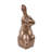 Tashenna Antique Brass Ceramic Rabbit Sculpture