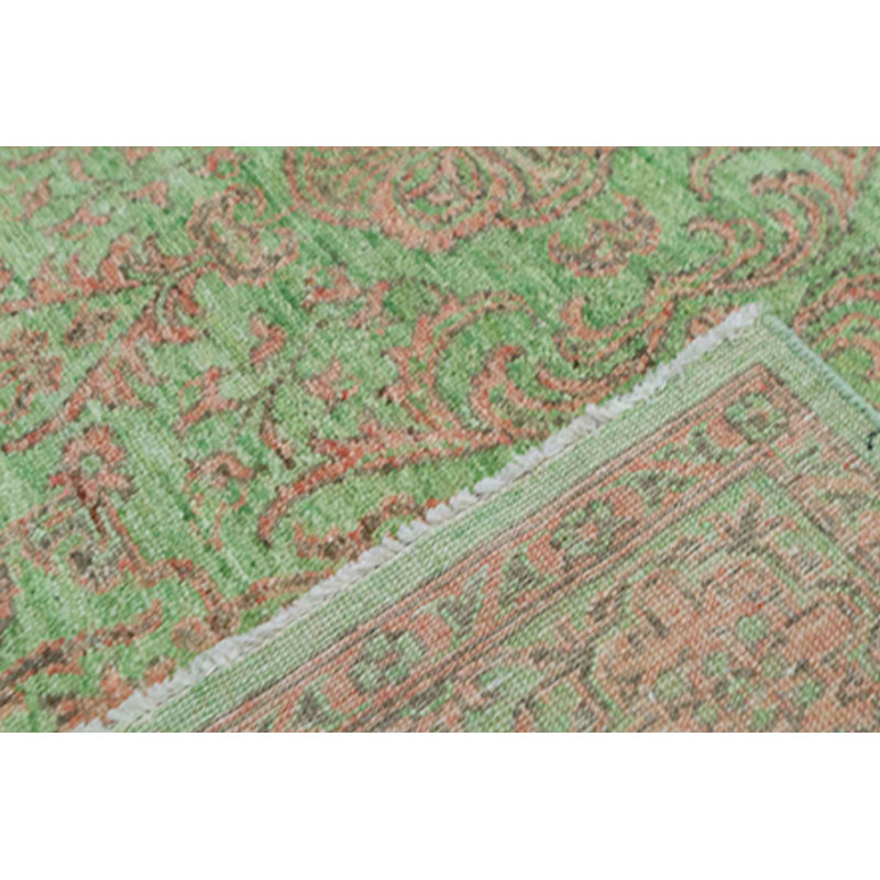 Wool Oriental Area Rug in Green