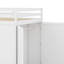 Lit mezzanine double avec tiroirs, tablettes et lumière-102317465