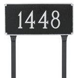 Madison 1-Line Lawn Address Sign