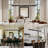 14 - Light Rectangular Chandelier with Glass Shade, Suitable for Dining Rooms, Living Rooms, Hallways-112296458-112296459-112296460