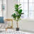 Achilles 58.93'' Faux Fiddle Leaf Fig Tree in Pot-368691915