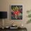 «Christmas Holiday Art CXI», reproduction encadrée - bois massif