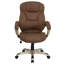 Fauteuil de bureau ergonomique pivotant à haut dossier avec accoudoirs Trudy-2058162926