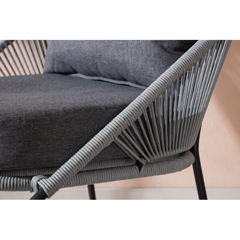 Jay Patio Dining Armchair with Cushion