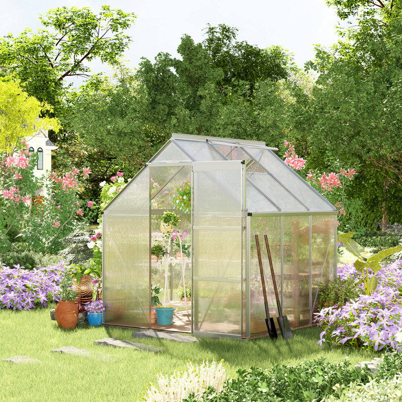 Batcheller 6 Ft W x 6 Ft D Greenhouse