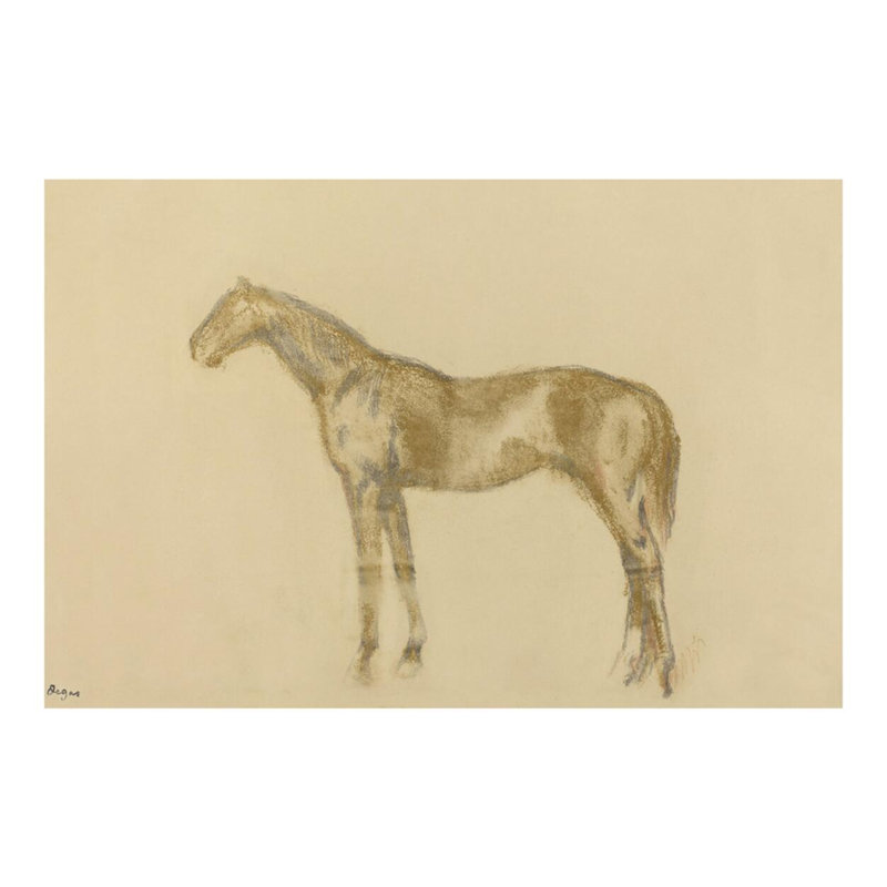 Cheval par Edgar Degas - estampe numérique, H 16 po x l 20 po